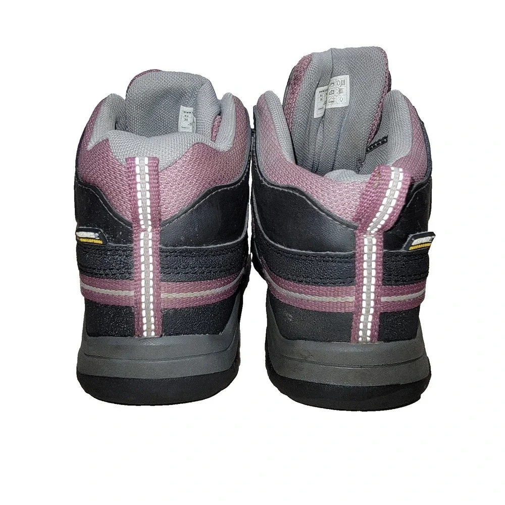 KEEN Targhee Mid Waterproof Hiking‎ Boots Kids Youth Size 3 EU 35 Brown Pink